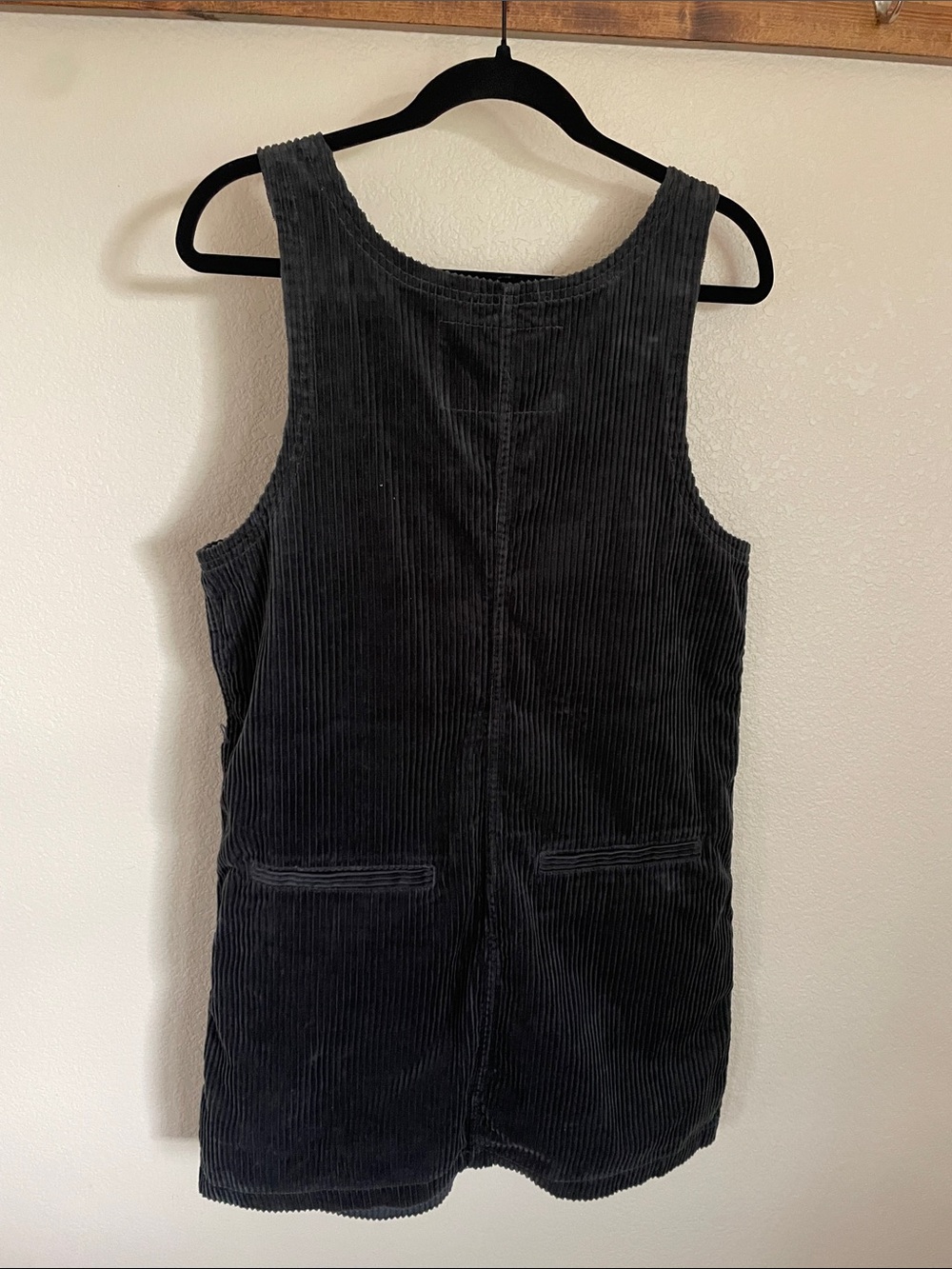 Toad&Co Del Rey Jumper M Corduroy Pinafore Dress Green Organic Cotton Granola - Picture 10 of 12